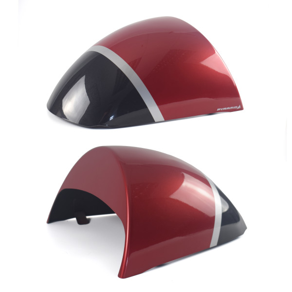 Pyramid Plastics Pyramid seat cowl | carnival red & storm grey | triumph speed 400 2024>current